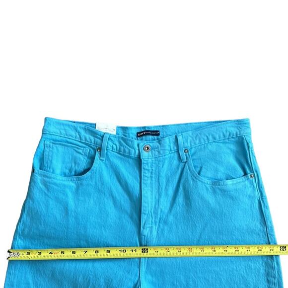 NEW Levi's Made Crafted Barrel Crop Women’s Jeans Blue Mist Sz 32 Organic Cotton - Picture 8 of 14